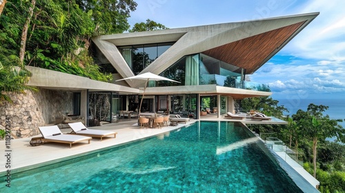 Luxury Cliffside Villa with Infinity Pool and Ocean View