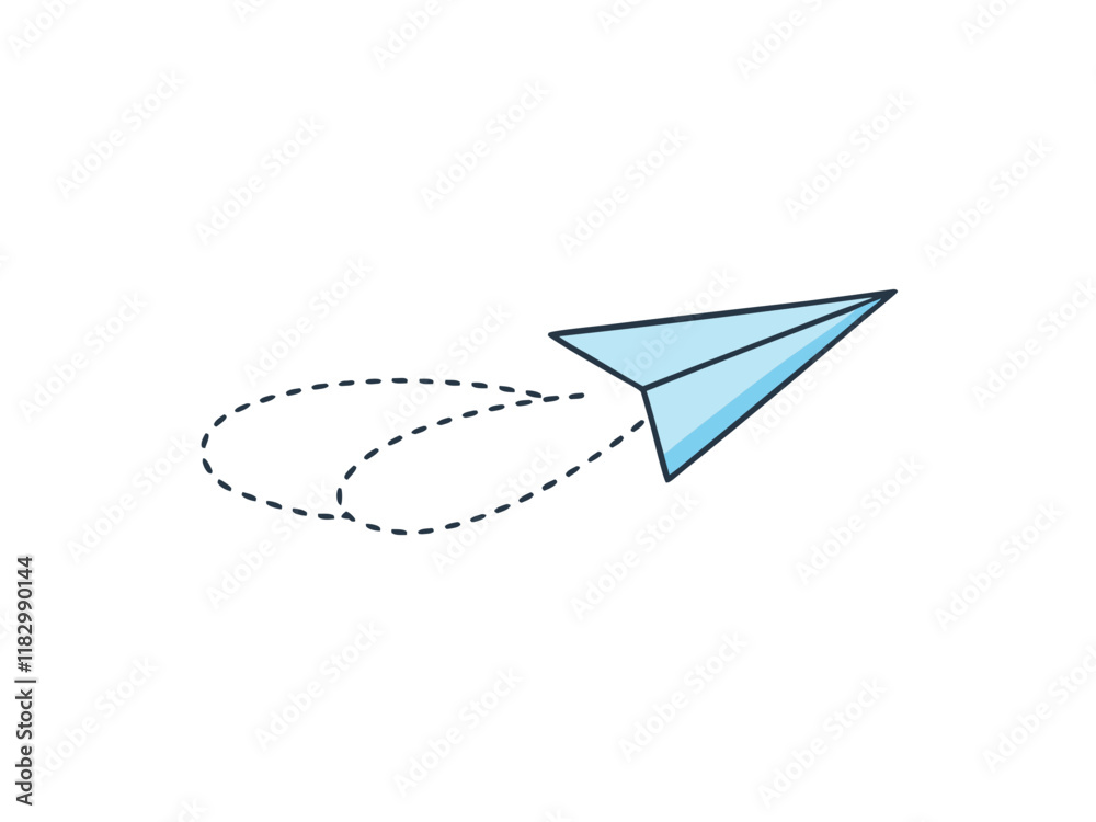 Paper Airplane Flight Path Simple, Blue, Journey, Flight, Travel Paper Airplane Flight Path Simple, Blue, Journey, Flight, Travel