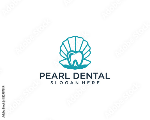 Tooth and shell logo