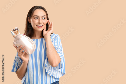 Beautiful young woman with ...