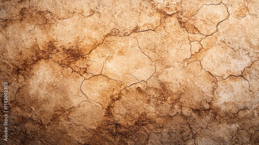 Textured dry earth surface with cracks Textured dry earth surface with cracks