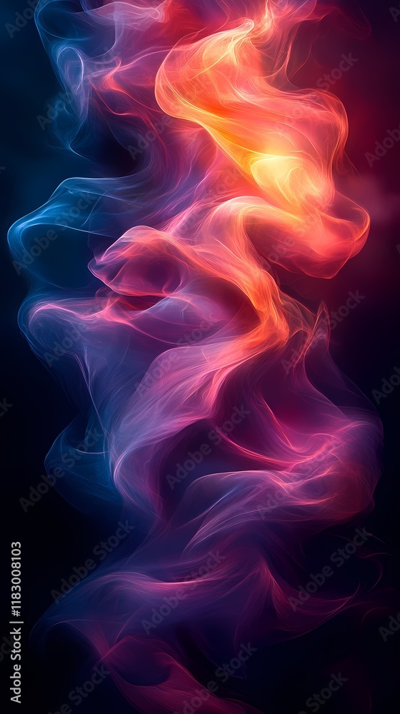 Digital technology red and blue flowing lines poster background Digital technology red and blue flowing lines poster background