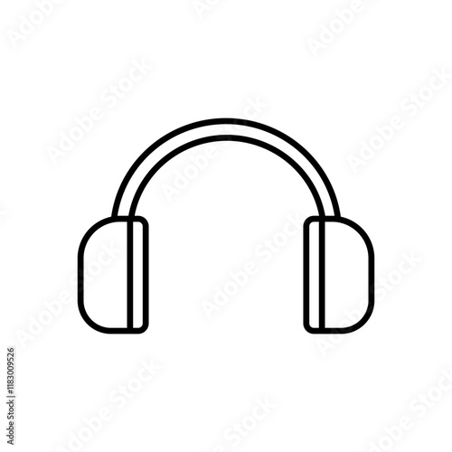Audifonos over-ear icono linea