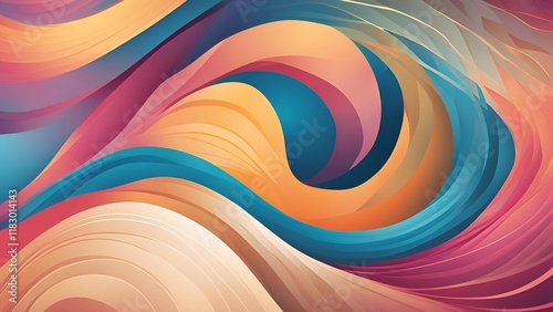 A visually striking background that highlights abstract forms of light and shade. Vector illustration
