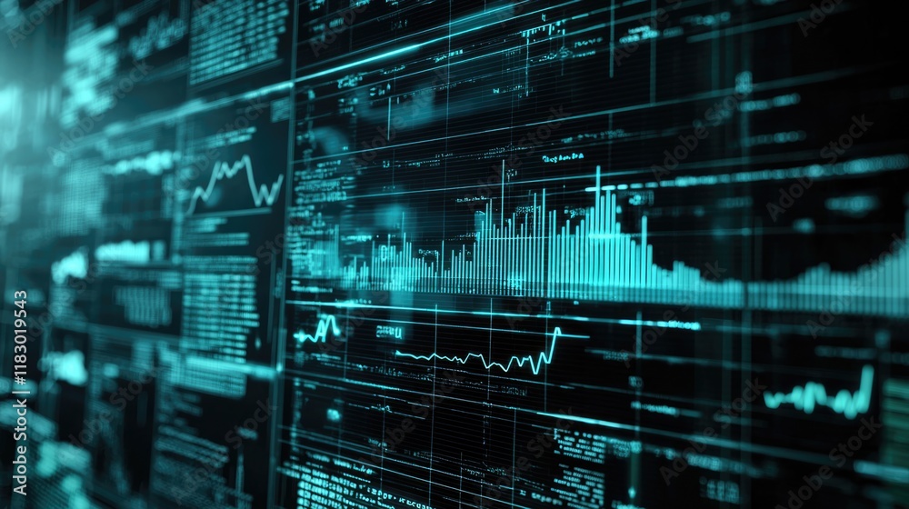 Close-up shot of an analytical working with the latest financial results Financial accounting sales forecast graphs analysis with hand writing , digital effect abstract for background Close-up shot of an analytical working with the latest financial results Financial accounting sales forecast graphs analysis with hand writing , digital effect abstract for background