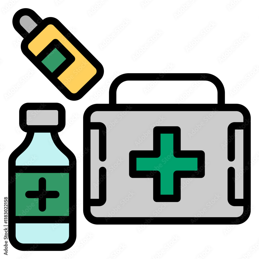 Fototapeta premium Firstaidkit Icon
