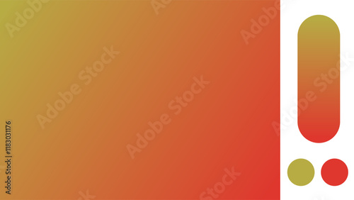 Chartreuse and Chili Pepper gradient background with light blurred pattern. Abstract illustration with gradient blur design. Blurred colored abstract background. Colorful gradient. Vector illustration