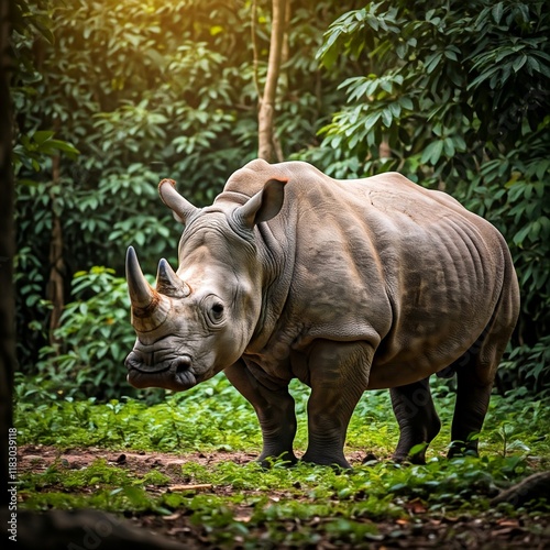 Rhinos communicate through 