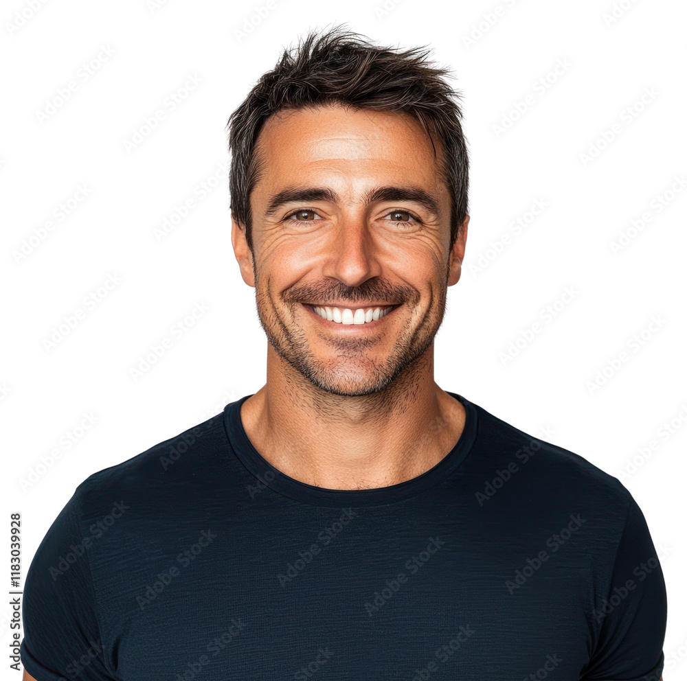 PNG Portrait of a smiling man background happy smile. PNG Portrait of a smiling man background happy smile.
