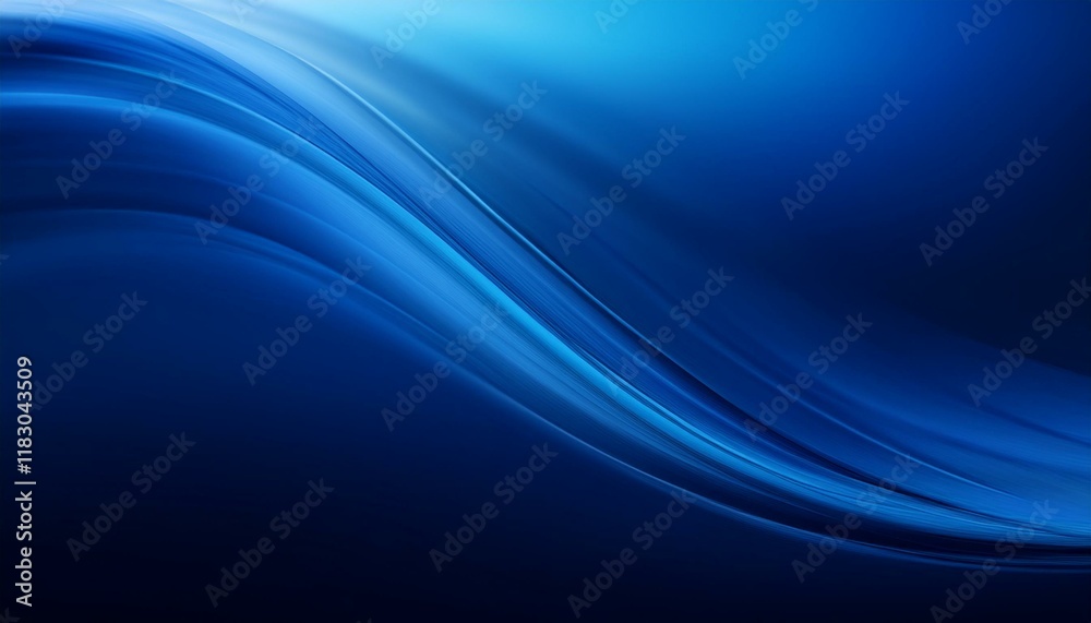 Fototapeta premium Abstract Blue Wave Background