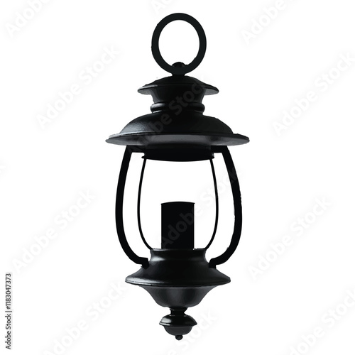 lantern vector art illustration