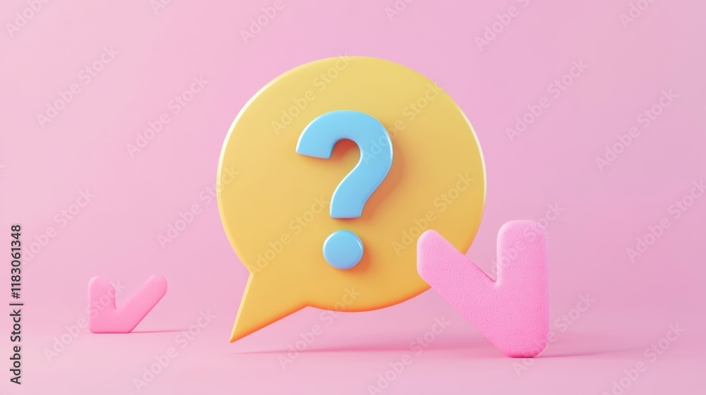 3d qa speech bubble with question and exclamation mark icon. talk message box with question sign. faq symbol concept. 3d rendering. vector illustration 3d qa speech bubble with question and exclamation mark icon. talk message box with question sign. faq symbol concept. 3d rendering. vector illustration