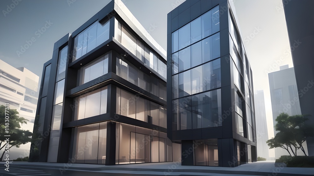 A modern architectural digest building, a Best design for a shopping mall and an admin block of a company A modern architectural digest building, a Best design for a shopping mall and an admin block of a company