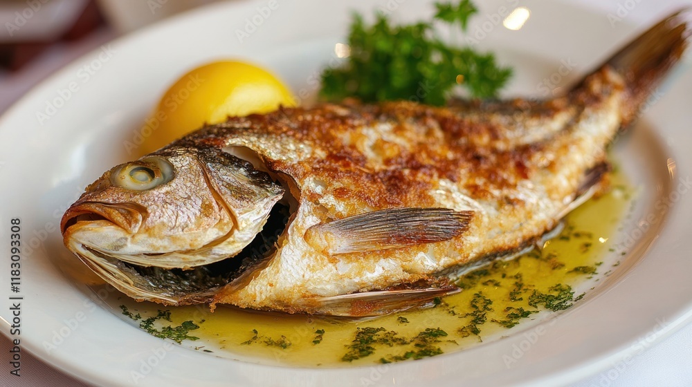 Delicious Grilled Fish with Lemon and Herbs Delicious Grilled Fish with Lemon and Herbs
