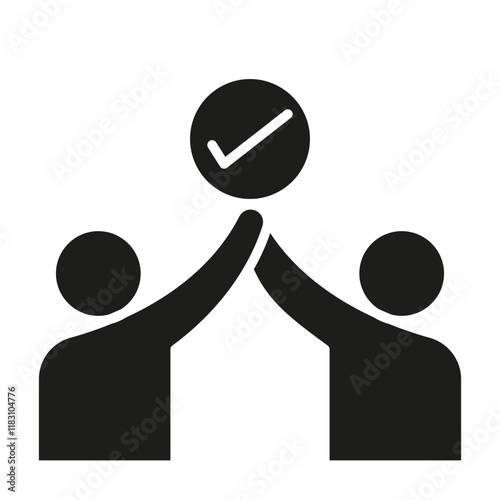 Partner agreement icon