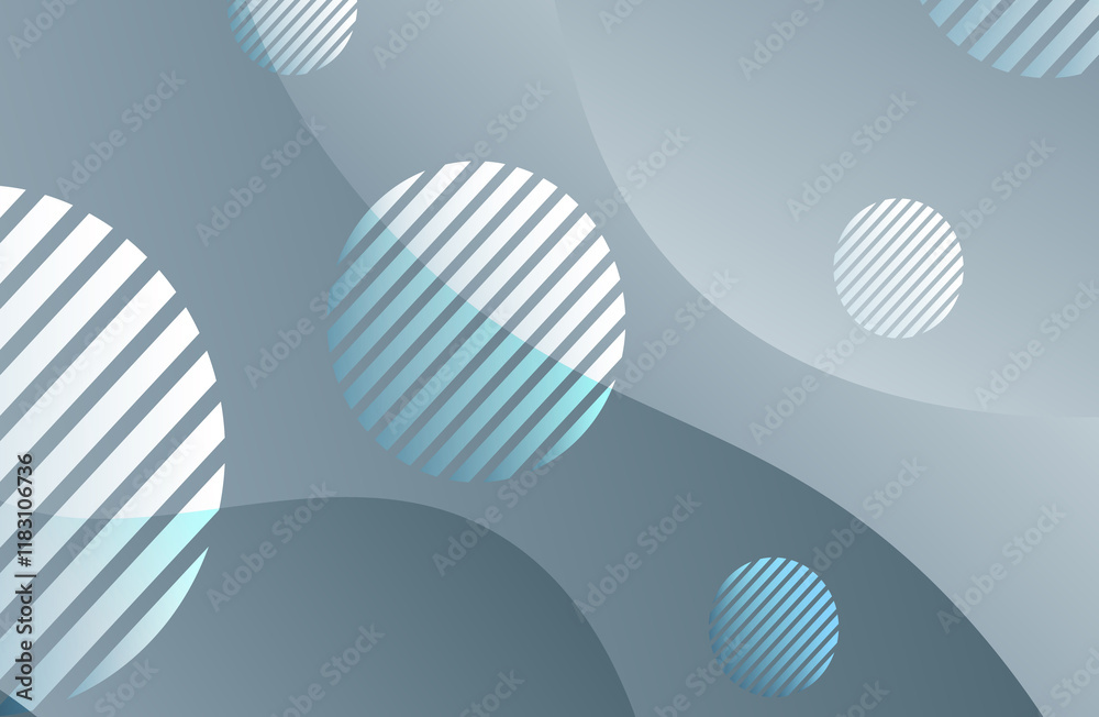 Fototapeta premium Abstract 3D rendering of geometric background sphere. Multipurpose creative large scale website template. Minimalism, bright still life