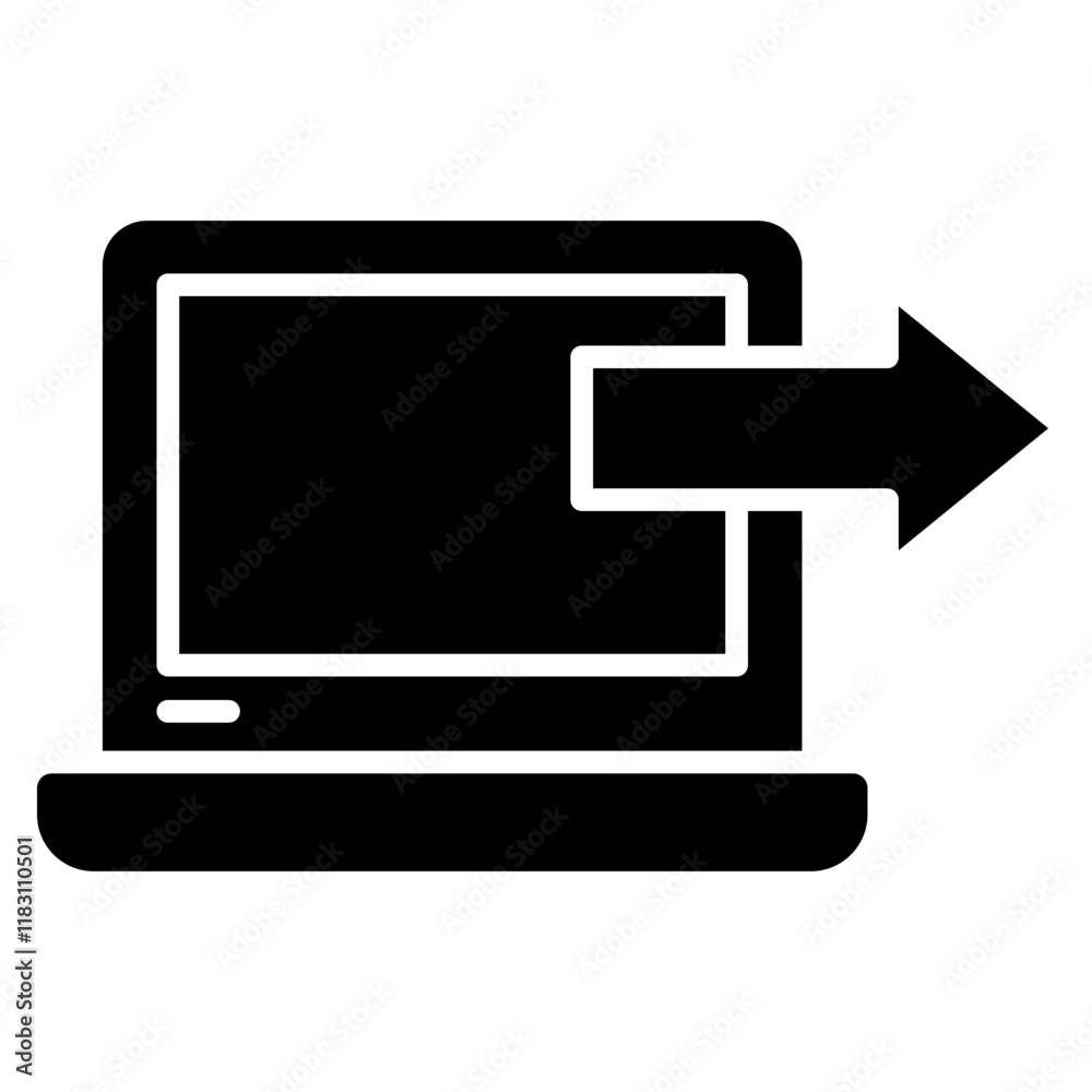 Export data, sending data icon Export data, sending data icon