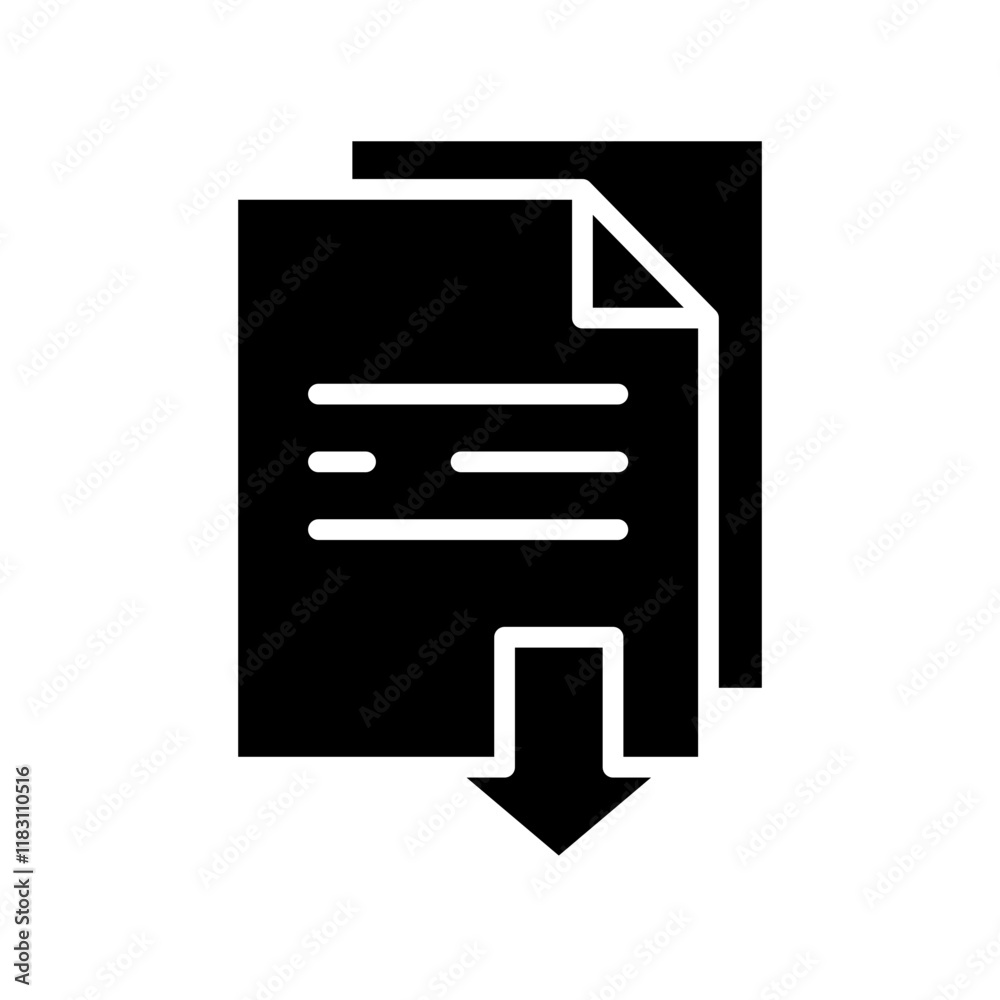 Download file icon