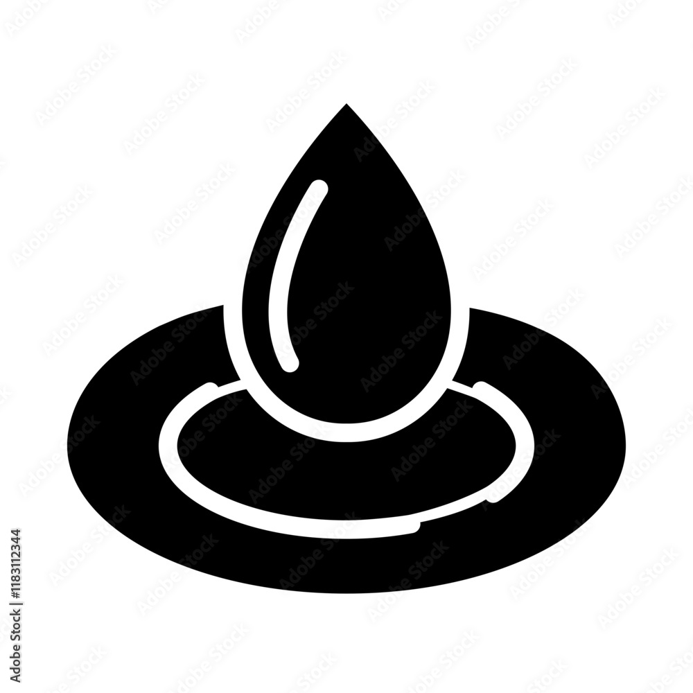 Fototapeta premium Water drop icon