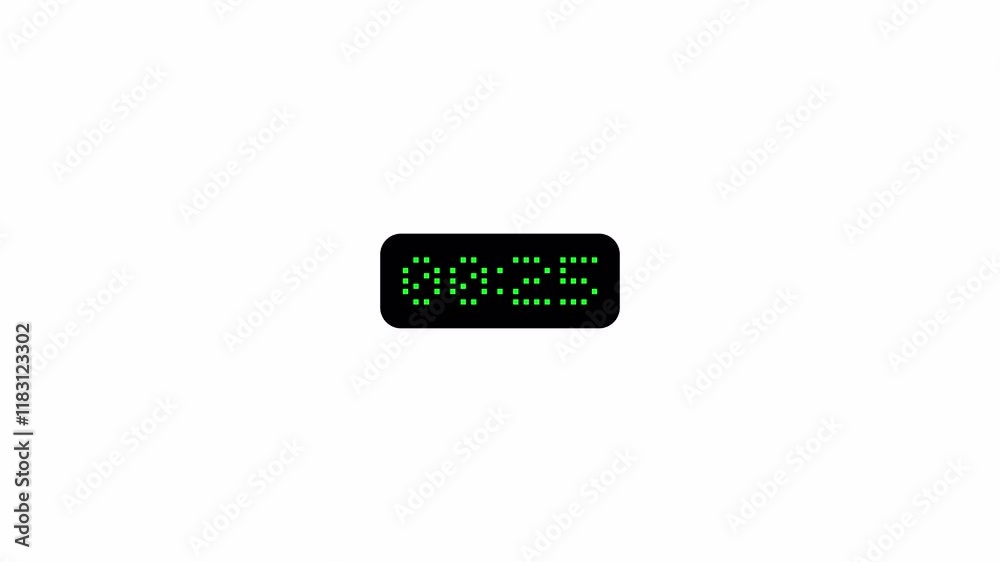 Digital countdown timer thirty seconds animation from 30 to 0 seconds on transparent background rectangle, 30 second countdown timer ,digital Countdown video
Digital countdown timer thirty seconds animation from 30 to 0 seconds on transparent background rectangle, 30 second countdown timer ,digital Countdown video