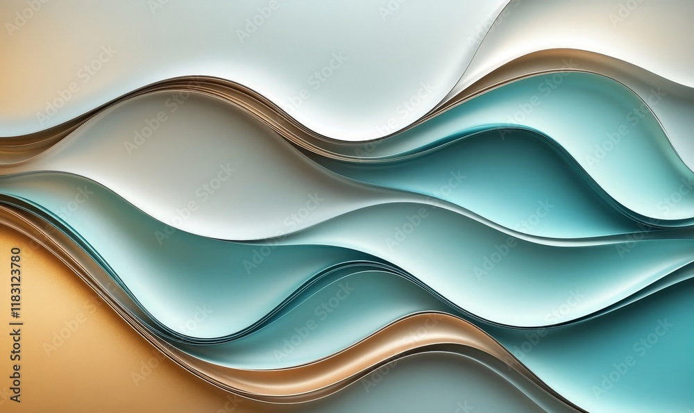 custom made wallpaper toronto digitalAbstract turquoise bronze gradient background, smooth textures texture, mobile wallpaper, retro-inspired tones, Generative AI