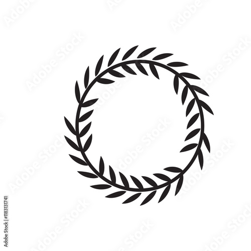 laurel wreath vector