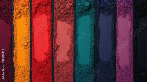 Vibrant Colorful Sands Representing Diversity for Pride Month photo