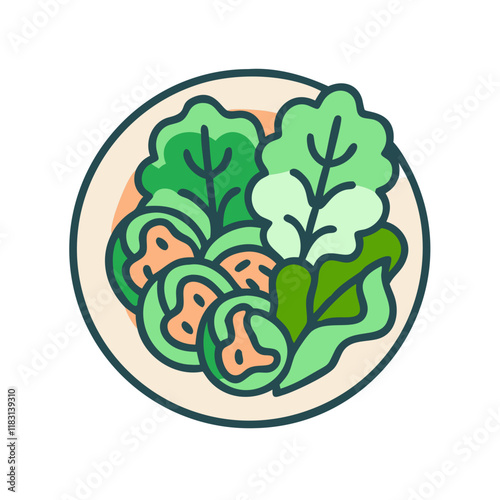 salad icon design