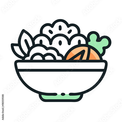 salad icon design