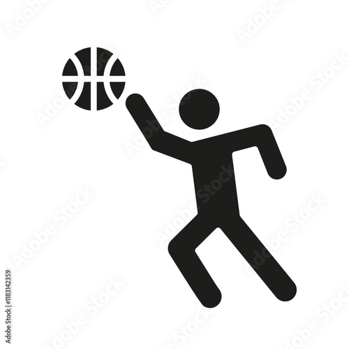 Shoot icon in glyph style