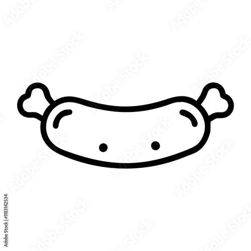 sausage icon design