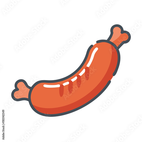 sausage icon design