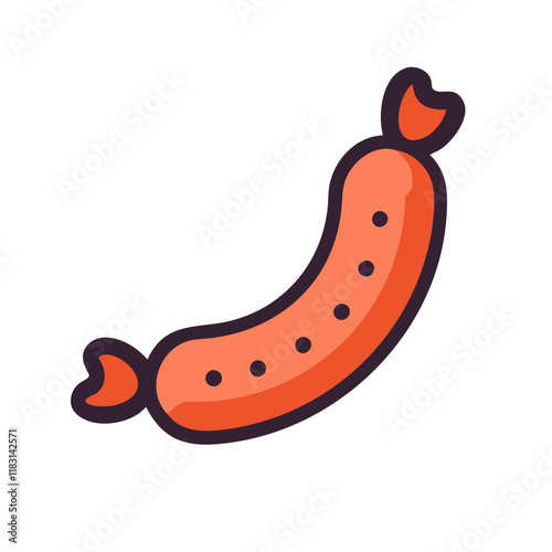 sausage icon design