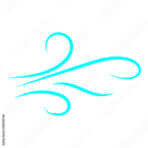 Doodle wind line sketch. Hand drawn doodle wind motion, air blow, swirl elements. Sketch drawn air blow motion, freshness, smoke flow art. Wind and air flow icons gusts. vector illustration