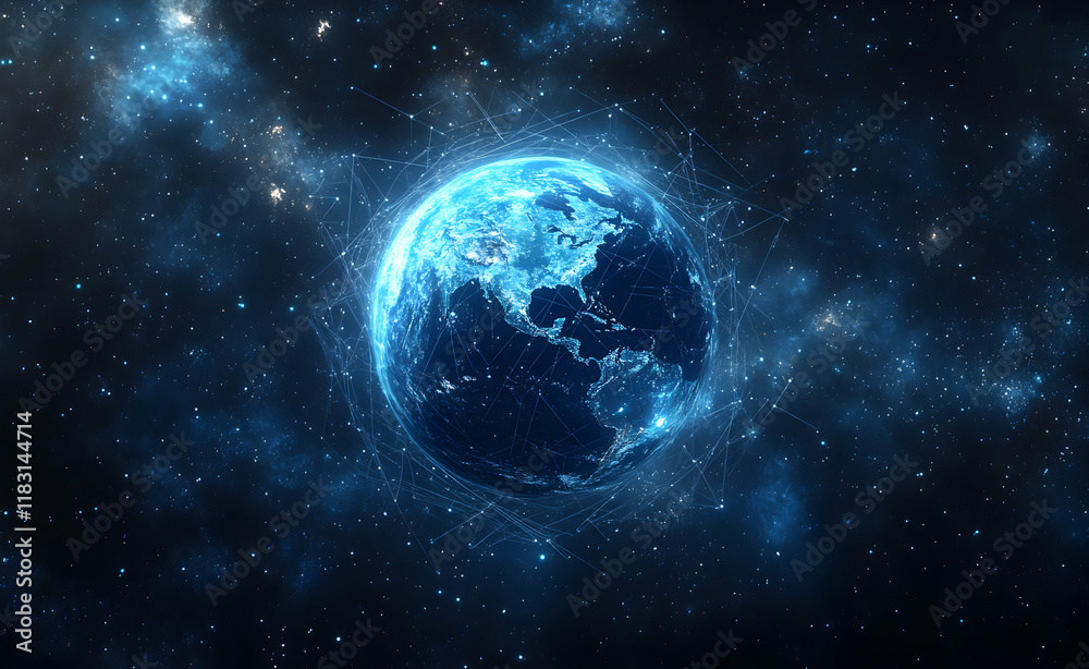 Global Network: A Celestial Visualization of Interconnectivity Global Network: A Celestial Visualization of Interconnectivity