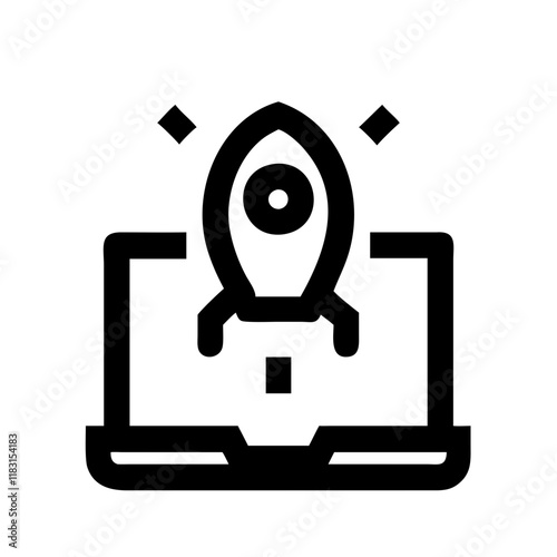 startup concept icon design