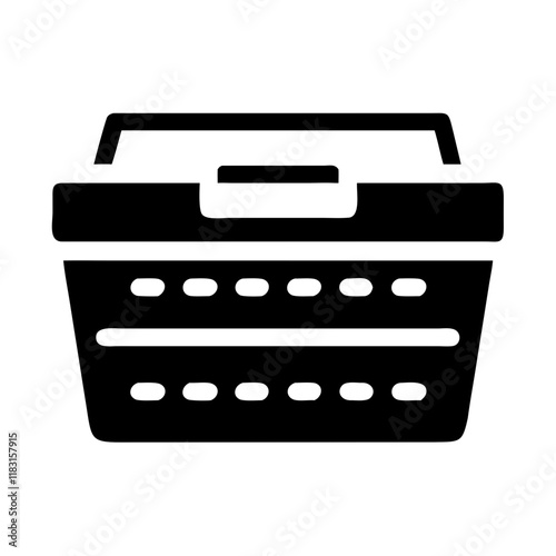 storage basket icon design