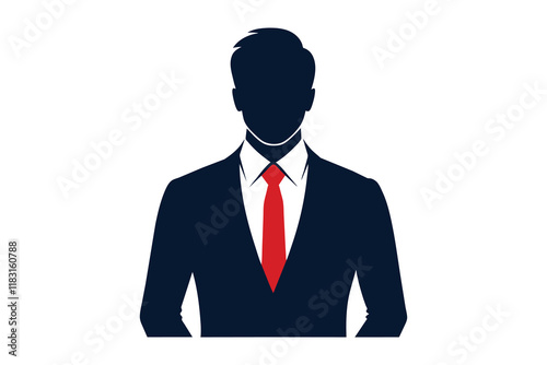 man baker icon silhouette on white background K.eps