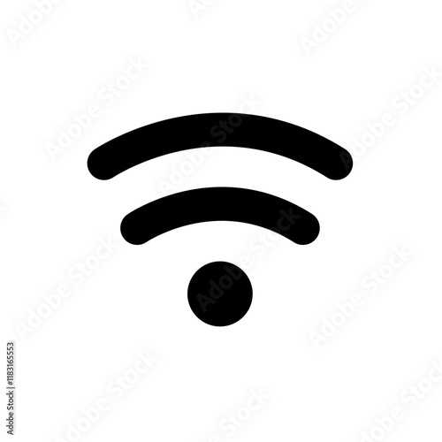Wifi icon in glyph style