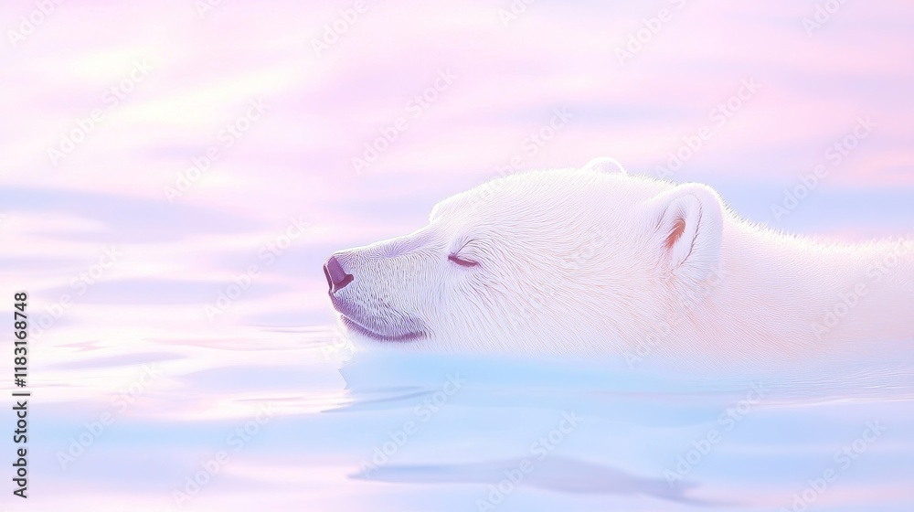 Fototapeta premium polar bear cub