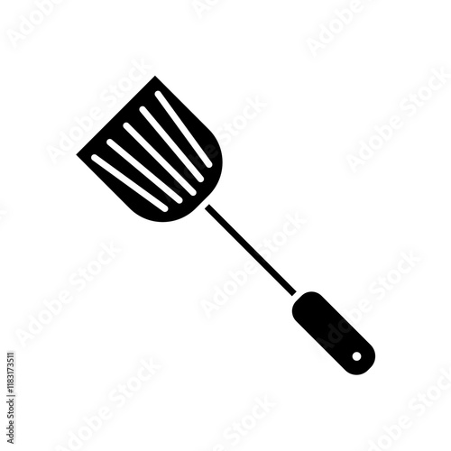 Spatula icon in glyph style