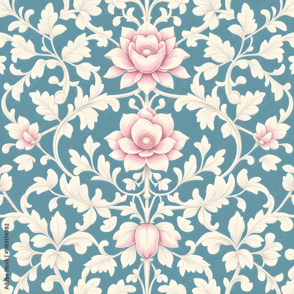 Obraz premium seamless pattern with flowers