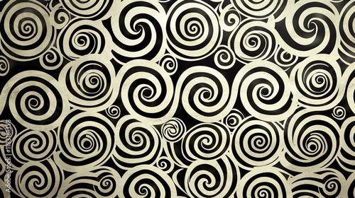 Wallpaper Mural spiral pattern wallpaper Torontodigital.ca