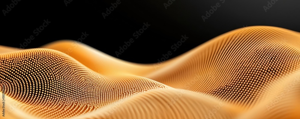 Dots abstract background idea. Abstract golden waves create a mesmerizing visual experience with depth and movement. Dots abstract background idea. Abstract golden waves create a mesmerizing visual experience with depth and movement.