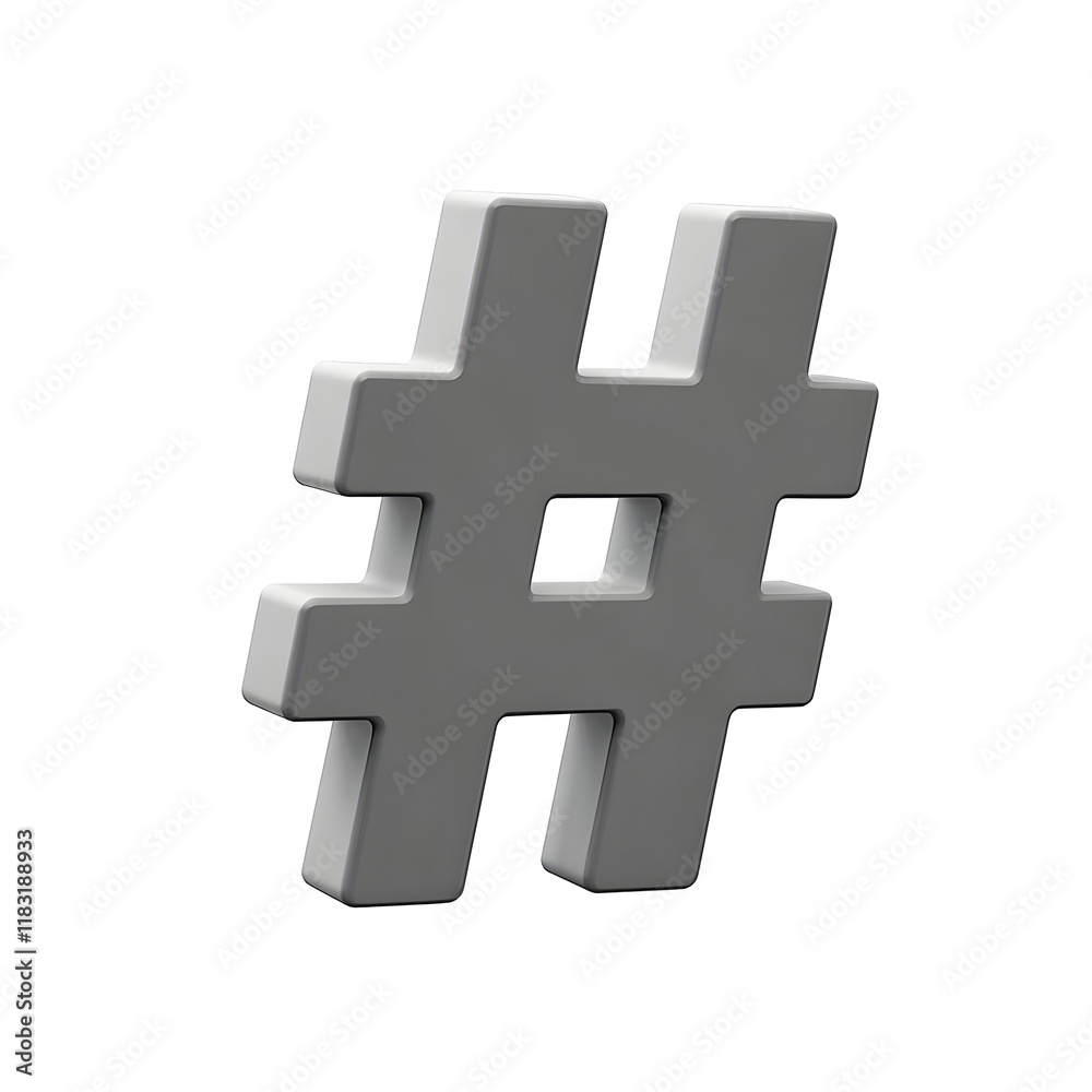 Obraz premium Hashtag icon