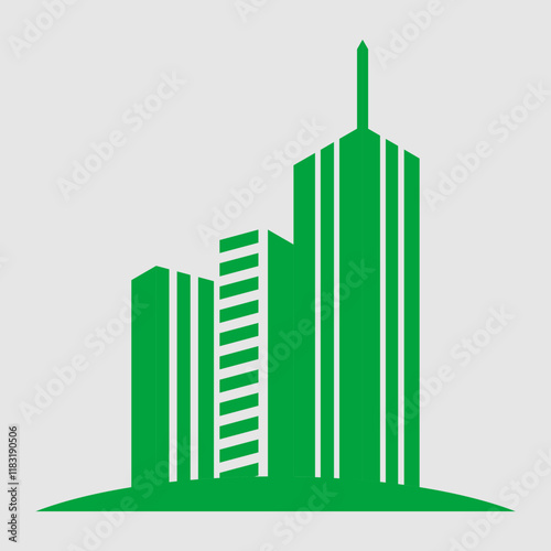 green city buildings