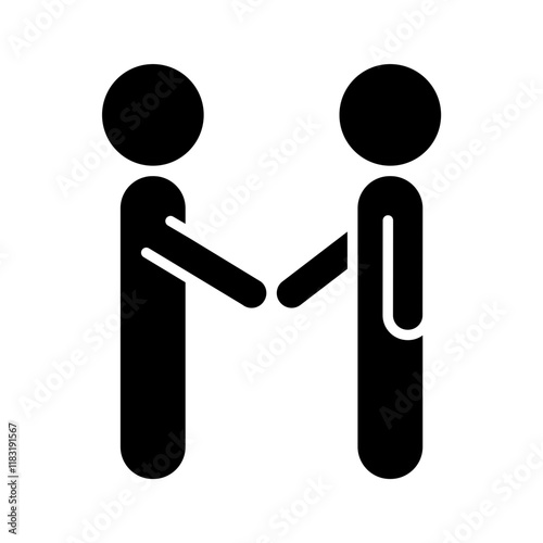 Partner icon in glyph style