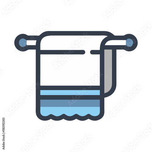 towel icon design