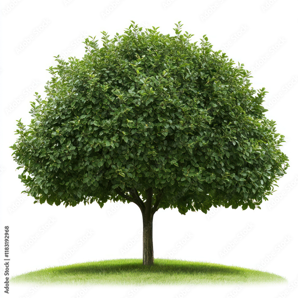 tree isolated on white