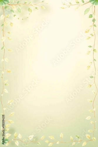 floral background with frame